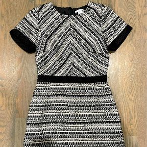 H&M Black, White & Gold Dress